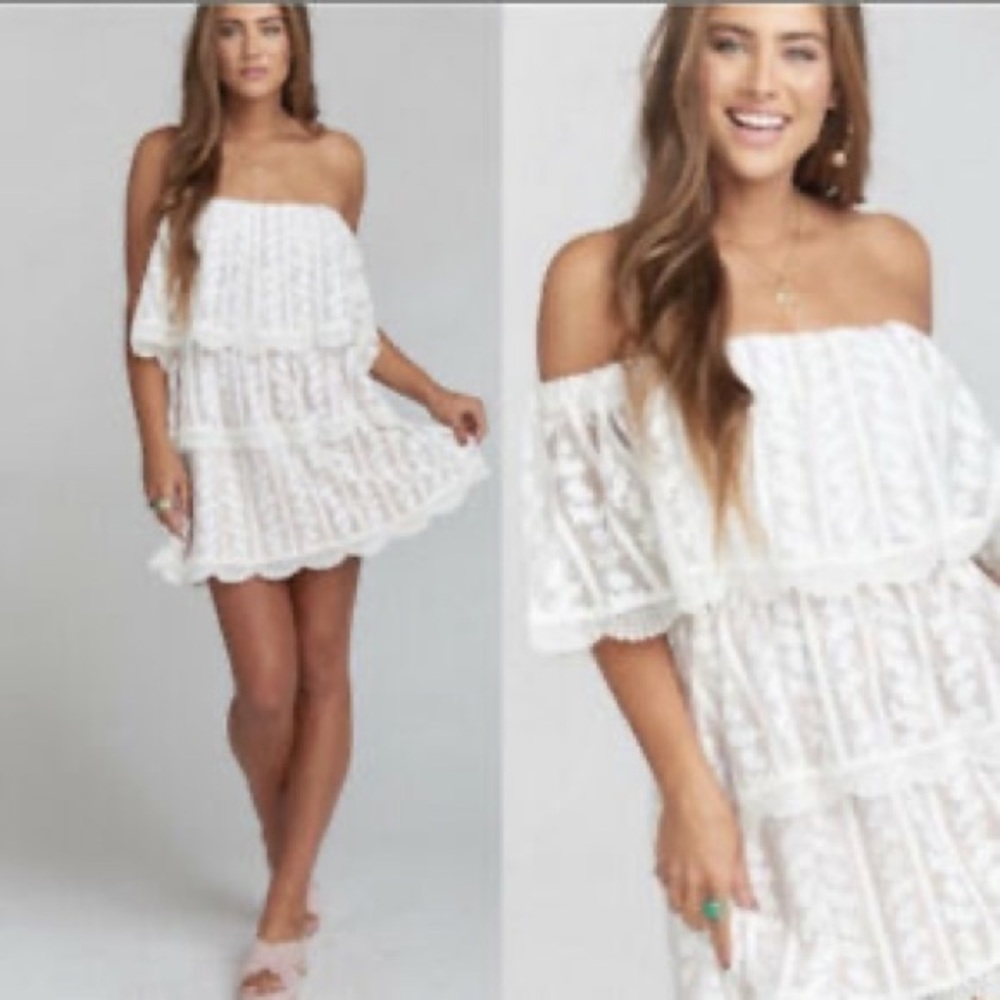 Show Me Your Mumu LANA DRESS CROCHET LACE - Picture 3 of 6